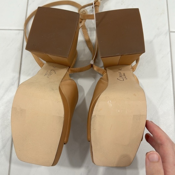 Circus by Sam Edelman Rosa Beige Miranda Platform Ankle Strap Sandal - Size 7.5 - Picture 16 of 16